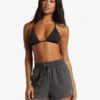 Billabong Sol Searcher New Elastic Waist Swim Shortsblack Pebble -BILLABONG Sales abjbs00140 billabongw bpb frt1
