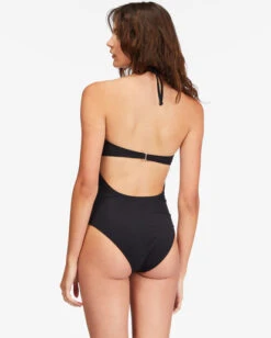 Billabong Sol Searcher Cut-Out One-Piece Swimsuitblack Pebble -BILLABONG Sales abjx100182 billabongw bpb bck1