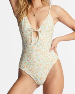 Billabong Aint She Sweet Tanlines One-Piece Swimsuitsalt Crystal -BILLABONG Sales abjx100204 billabongw scs dtl1
