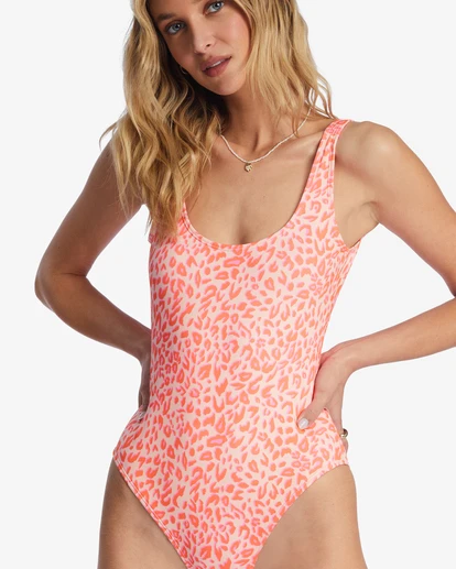 Billabong Lei Low One-Piece Swimsuitwashed Peach 7 Billabong Lei Low One-Piece Swimsuitwashed Peach - Image 5