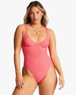 Billabong Summer High One-Piece Swimsuitcoral Crush
