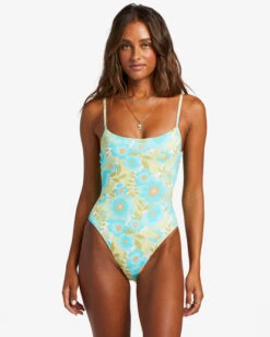 BILLABONG Sales 14 Billabong Summer Sky One-Piece Swimsuitmulti