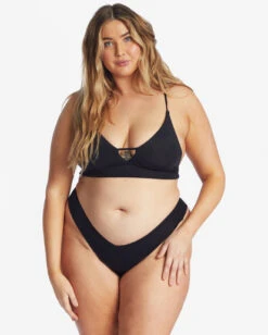 Billabong Sol Searcher V-Neck Cami Bikini Topblack Pebble -BILLABONG Sales abjx300131 billabongw bpb btm1