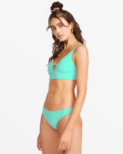 Billabong Sol Searcher V-Neck Cami Bikini Toptropical Green -BILLABONG Sales abjx300131 billabongw gmc0 sd1