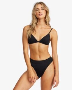 Billabong Sol Searcher Ceci Triangle Bikini Topblack Pebble -BILLABONG Sales abjx300134 billabongw bpb frt2