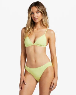 Billabong Sol Searcher Ceci Triangle Bikini Toplight Lime