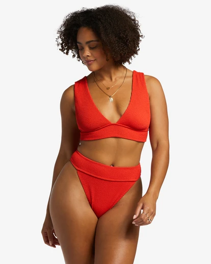 Billabong Summer High Plunge Bikini Topred Aloha 8 Billabong Summer High Plunge Bikini Topred Aloha - Image 6