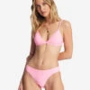 Billabong Tanlines Ceci Triangle Bikini Toppink Daze -BILLABONG Sales abjx300291 billabongw mgf0 frt1