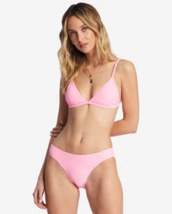 Billabong Tanlines Ceci Triangle Bikini Toppink Daze