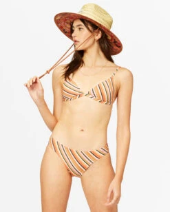 New Products 19 Billabong Time To Go Ceci Triangle Bikini Topmulti