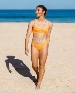 Billabong Sol Searcher Kenzley Underwire Bikini Toporange Crush