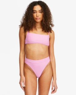 Billabong Sol Searcher Square Bralette Bikini Topparadise Pink -BILLABONG Sales abjx300411 billabongw pdp frt1