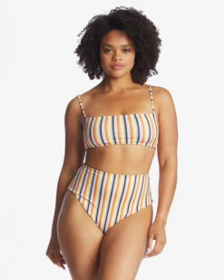 Billabong Postcards From Paradise Reversible Bralette Bikini Topmulti