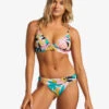 Billabong A/Div Banded Triangle Bikini Topblack Multi 3