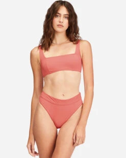 Billabong Sol Searcher Seamed Tank Bralette Bikini Toplifes A Peach
