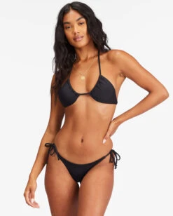 Billabong Sol Searcher Multi-Way Triangle Bikini Topblack Pebble