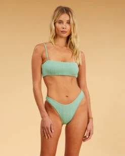 BILLABONG Sales 51 Billabong Salty Blonde Sunset Rib Tank Bikini Topwashed Grass
