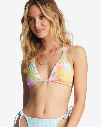 Billabong Dreamland Rev Multi Reversible Triangle Bikini Topmulti 8 Billabong Dreamland Rev Multi Reversible Triangle Bikini Topmulti - Image 6