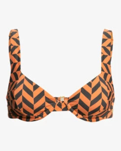 Billabong Cross Step Emma Underwired Bikini Topbrick -BILLABONG Sales abjx300710 billabongv brk frt1