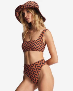 Billabong Cross Step Square Neck Tank Bikini Topbrick -BILLABONG Sales abjx300711 billabongw brk sd1