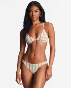 Billabong Island Glow Tanlines Charlie Fixed Triangle Bikini Topmulti