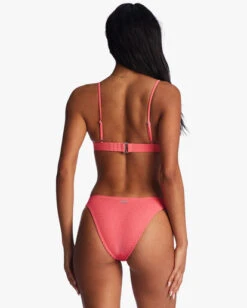 Billabong Summer High Fixed Triangle Bikini Topcoral Crush -BILLABONG Sales abjx300729 billabongw mjp0 bck1