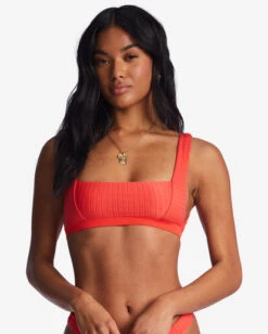 Billabong Lined Up Tank Bikini Topbright Poppy -BILLABONG Sales abjx300735 billabongw rne0 dtl1