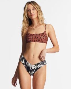 Billabong Spotted In Paradise Reversible Crop Bikini Topmulti
