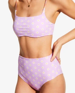 Billabong X Smiley Good Times Zoe Reversible Crop Bikini Topmulti -BILLABONG Sales abjx300755 billabongw mul dtl2