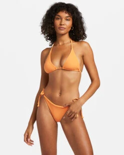 Billabong Tanlines Multi Triangle Bikini Toporange Peel