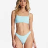 Billabong Sol Searcher Zoe Crop Bikini Toppure Aqua -BILLABONG Sales abjx300767 billabongw bfd0 frt1