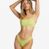 Billabong Sol Searcher Zoe Crop Bikini Toplight Lime -BILLABONG Sales abjx300767 billabongw gdp0 frt1