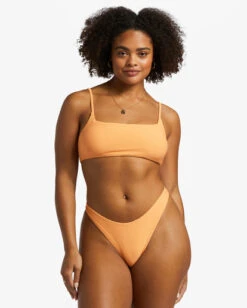 Billabong Tanlines Zoe Crop Bikini Toporange Peel -BILLABONG Sales abjx300768 billabongw ngz0 btm1