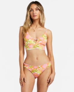 New Products 7 Billabong Summer Folk Reversible Cami Bikini Topmulti