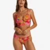 Billabong Sunny Coast V Neck Cami Bikini Topmulti -BILLABONG Sales abjx300785 billabongw mul frt1