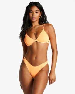 Billabong Summer High Reese Underwired Bikini Toptangy Tangerine