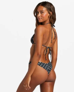 Billabong Dont Trip Reversible Triangle Bikini Topblack Pebble -BILLABONG Sales abjx300799 billabongw bpb bck2