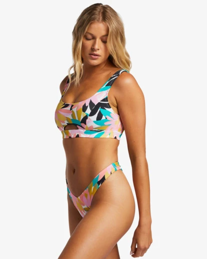 Billabong A/Div Full Tank UPF 50 Bikini Topblack Multi 3 4 Billabong A/Div Full Tank UPF 50 Bikini Topblack Multi 3 - Image 2