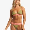 Billabong A/Div Banded Triangle UPF 50 Bikini Topcedar -BILLABONG Sales abjx300867 billabongw ced frt1