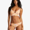 Billabong Fine By Me Reversible V-Neck Bikini Toplight Melon