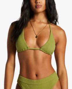 Billabong So Dazed Multi Triangle Bikini Topgreen Eyes -BILLABONG Sales abjx300875 billabongw gma0 dtl1