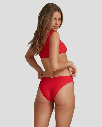 Billabong Lovedays Bondi Bikini Bottoms - Steph Claire Smithfiesta Red 3 Billabong Lovedays Bondi Bikini Bottoms - Steph Claire Smithfiesta Red