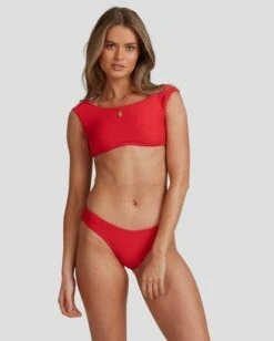 Billabong Lovedays Bondi Bikini Bottoms - Steph Claire Smithfiesta Red 10 Billabong Lovedays Bondi Bikini Bottoms - Steph Claire Smithfiesta Red -BILLABONG Sales abjx400366 billabongw ftr frt2