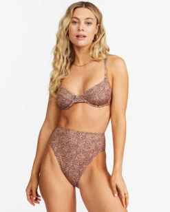 Billabong Hidden Shore High Maui High-Waisted Bikini Bottomstoffee 11 Billabong Hidden Shore High Maui High-Waisted Bikini Bottomstoffee -BILLABONG Sales abjx400417 billabongw tof frt1
