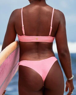 Billabong So Dazed Tanga Skimpy Bikini Bottomspink Sunset