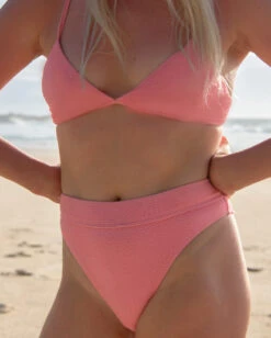 Billabong So Dazed Maui Rider High-Waisted Bikini Bottomspink Sunset -BILLABONG Sales abjx400448 billabongl mfz0 frt2