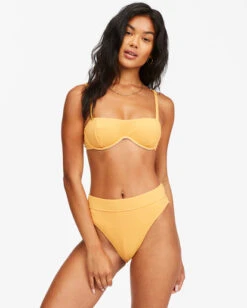 Billabong So Dazed Maui Rider High-Waisted Bikini Bottomsmarigold -BILLABONG Sales abjx400448 billabongw mgd frt1