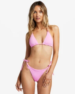 Billabong Sol Searcher Tie-Side Tanga Bikini Bottomspink Trails -BILLABONG Sales abjx400507 billabongw mgr0 bck1