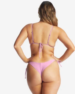 Billabong Sol Searcher Tie-Side Tanga Bikini Bottomsparadise Pink