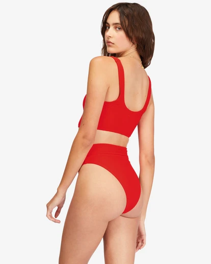 Billabong Tanlines Rise High-Waisted Bikini Bottomshot Pepper 5 Billabong Tanlines Rise High-Waisted Bikini Bottomshot Pepper - Image 3